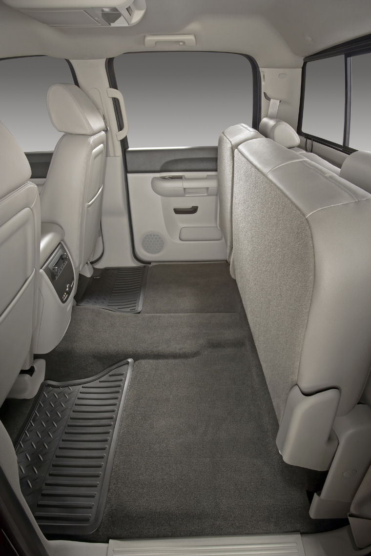 2008 Chevrolet Silverado 1500 Crew Cab Rear Seats Folded Picture